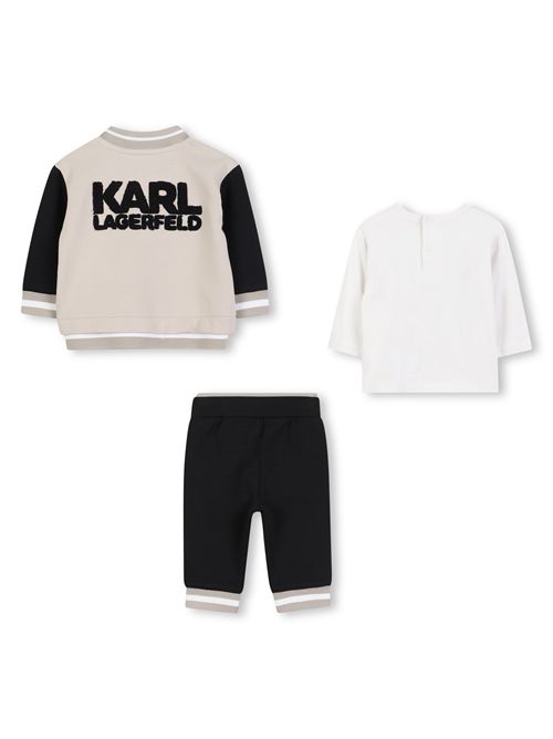 Completo tuta KARL LAGERFELD | Z30671NERO BEIGE